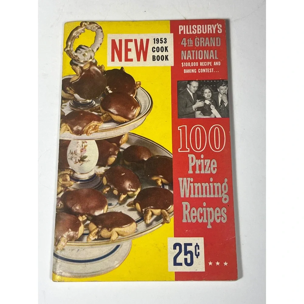 1953 Pillsbury Cook Book 100 Prize Winning Recipes Vintage Recipe‎ Book